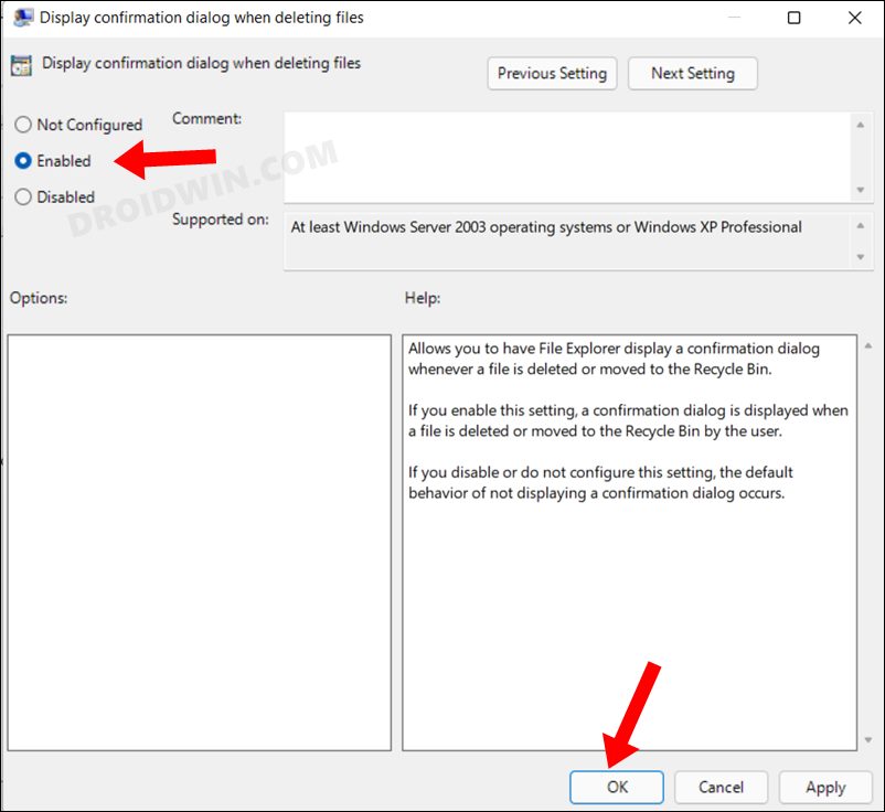 How to Enable Delete File Confirmation Dialog in Windows 11 - 43