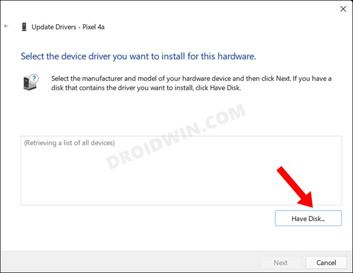 install fastboot drivers in windows 11
