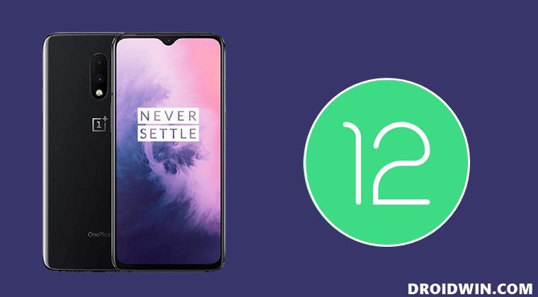 install android 12 rom oneplus 7