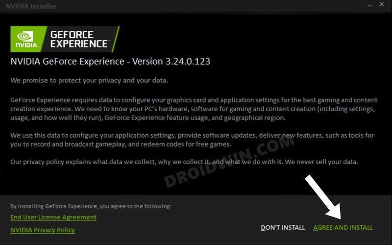 Fix Nvidia GeForce Experience not working in Windows 11