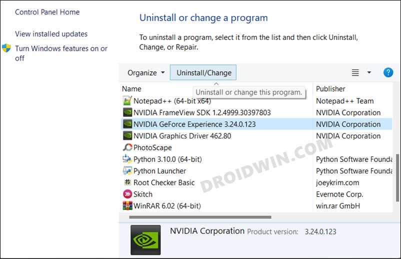 Fix Nvidia GeForce Experience not working in Windows 11