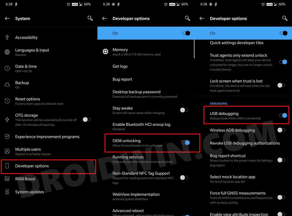 install android 12 rom on oneplus 7
