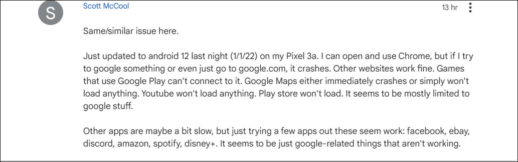 Google Apps Not Working on Pixel 3 3A XL after Android 12 Update  Fixed  - 65