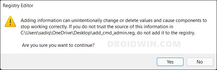 Add Open CMD as Admin in Windows 11 Right-Click Menu