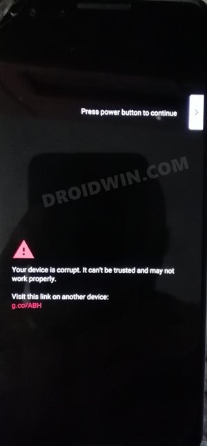 Pixel 6 Pro Your device is corrupt It can t be trusted  Fixed  - 59