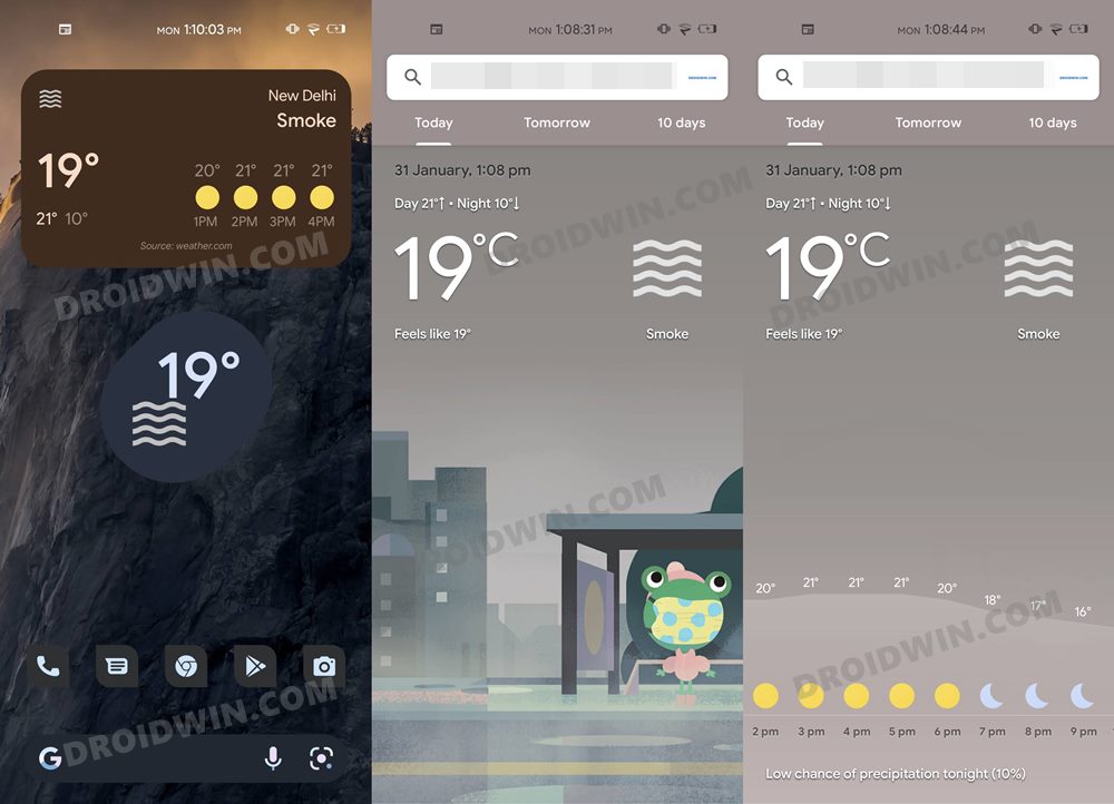 Weather Widget not Working in Pixel on Android 12: How to Fix DroidWin