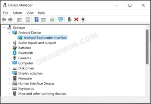 android adb interface driver for windows 10