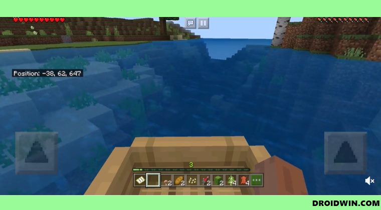 boat disappears in minecraft