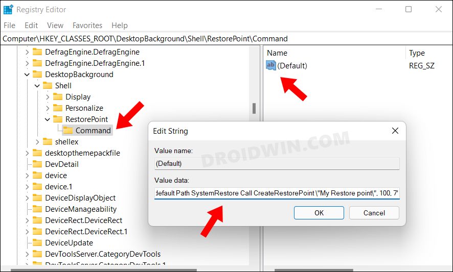 Add  Create Restore Point  in Windows 11 Right Click menu   DroidWin - 52