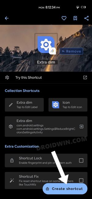 Extra Dim Samsung One UI 4.0 Android 12