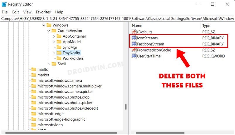 fix blank app icon in Windows 11.