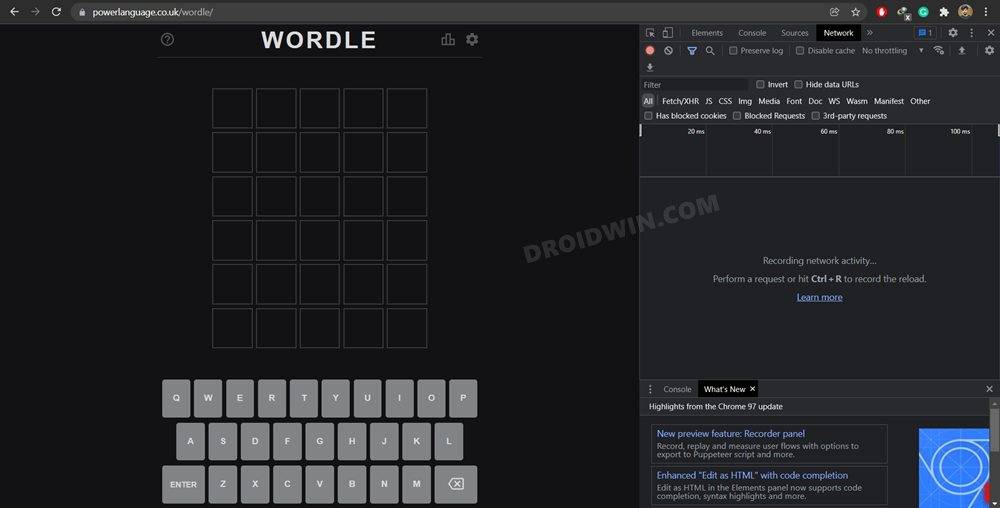 hack wordle game