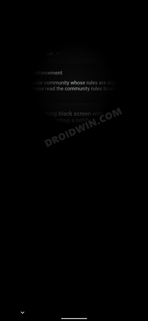 Pixel black screen issue on receiving notifications