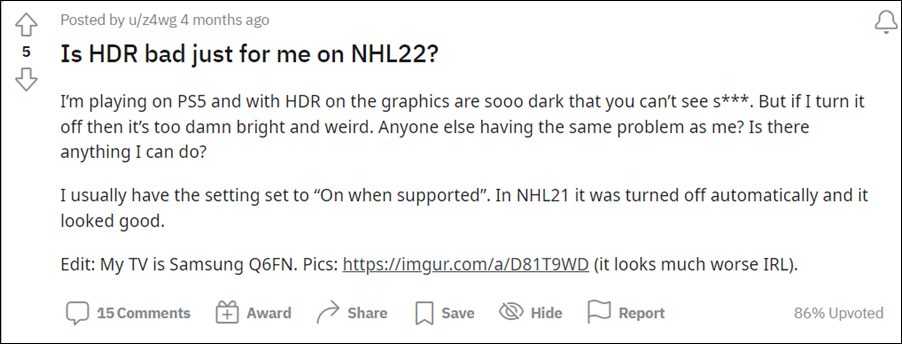 How to Fix HDR Dark Ice Issue in NHL 22   DroidWin - 76