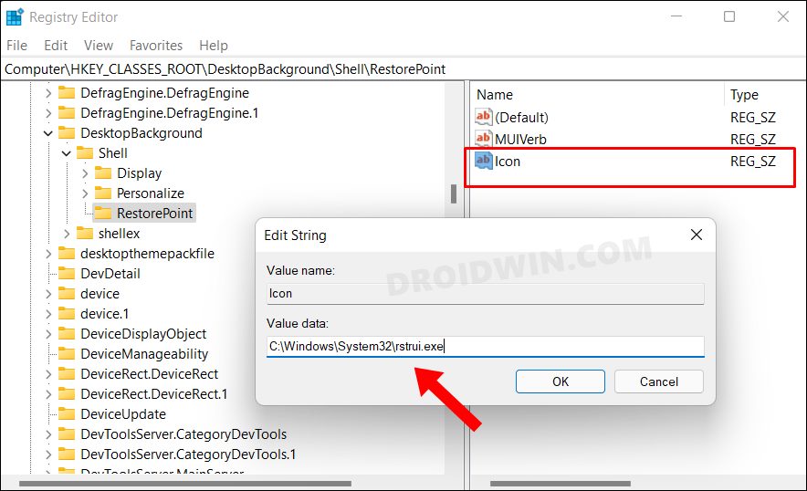 Add  Create Restore Point  in Windows 11 Right Click menu   DroidWin - 98