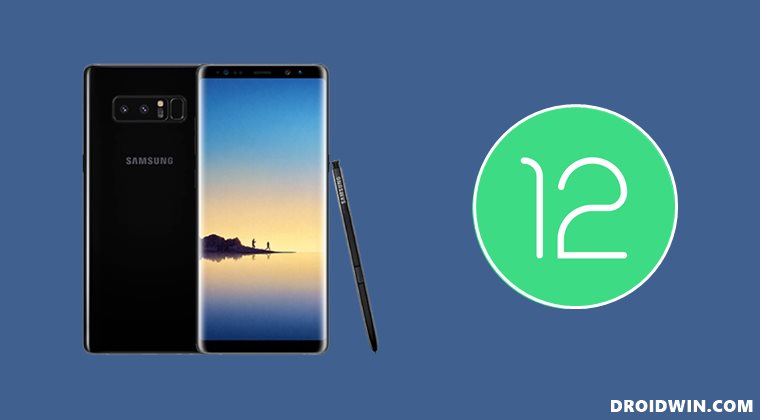 install android 12 on galaxy note 8