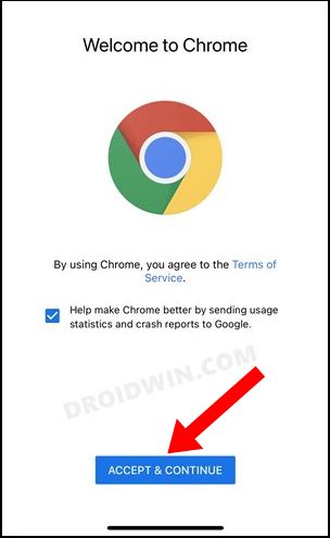 Chrome not working on iOS 15.2