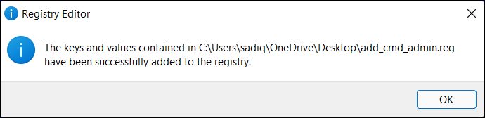 cannot import the specified file is not a registry script
