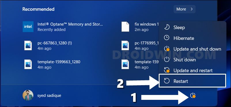 blank App Icon in Windows 11