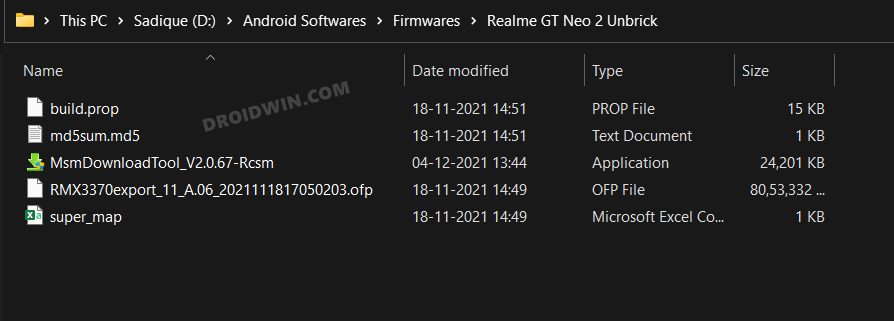 How to Flash Realme OFP Firmware via MSM Download Tool   DroidWin - 5