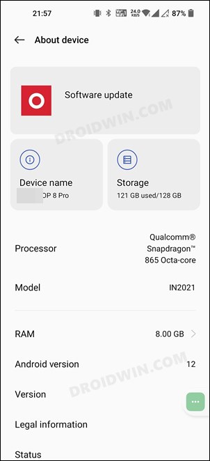 Downgrade OnePlus 8 Pro 8T to OxygenOS 11 Android 11