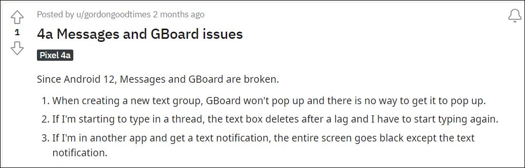 Gboard Doesn't Open in Group Text Messages