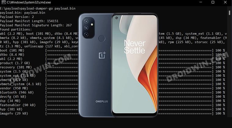 OnePlus Nord N100 Fastboot Commands