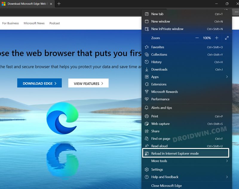 Internet Explorer Mode in Microsoft Edge  How to Enable or Disable it - 92