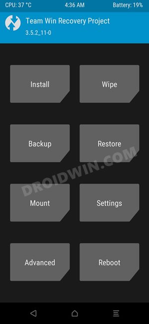 install TWRP OnePlus Nord 2 5G