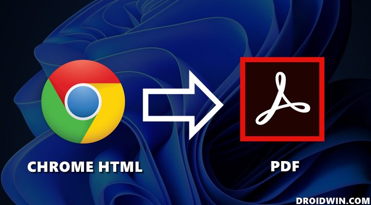 PDF Files Showing as Chrome HTML Files in Windows