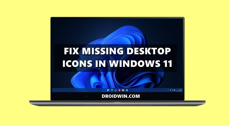 missing desktop icons in windows 11