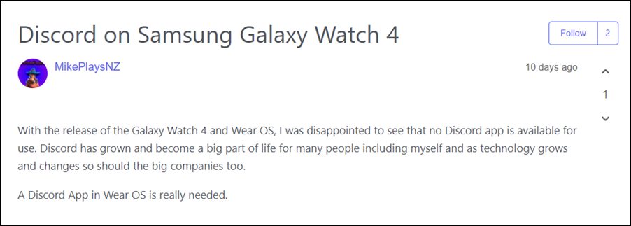 install discord galaxy watch 4