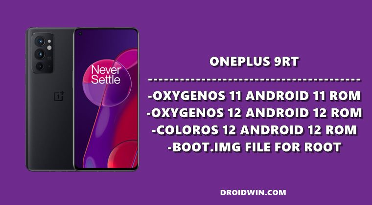 download oneplus 9rt oxygenos 11 coloros 12 firmware