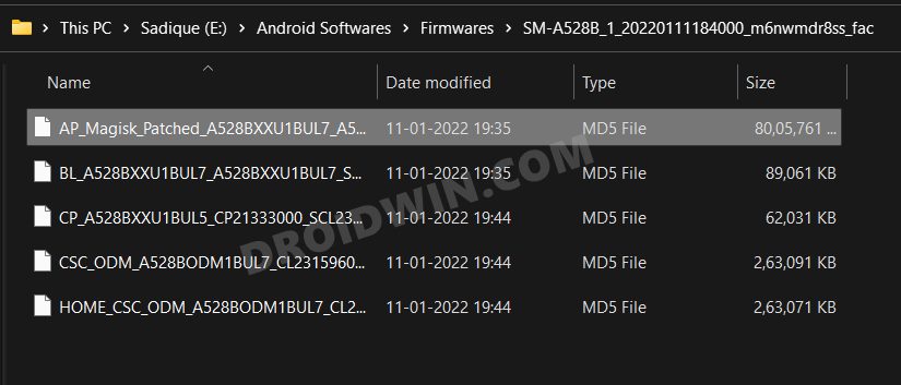 Root Samsung Galaxy A52 A52 5G A52S 5G via Magisk Patched AP - 32
