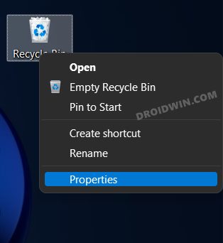This file is too big to recycle in Windows 11