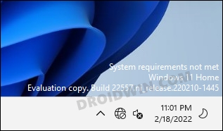 system requirements not met windows 11