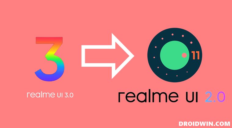 Downgrade Realme android 12 to android 11