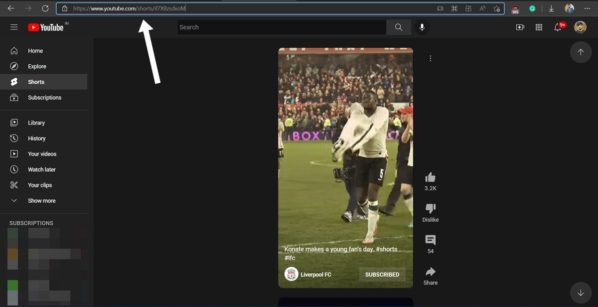 Change the Shorts Layout to YouTube Video Layout