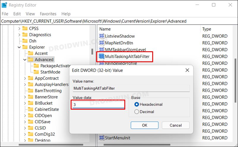 Disable Microsoft Edge Tabs in Alt Tab on Windows 11   DroidWin - 32