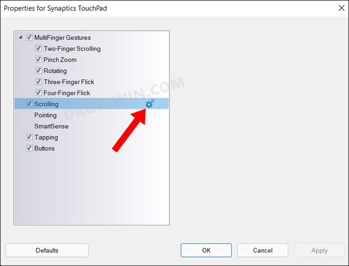 Touchpad Gestures Missing in Windows 11