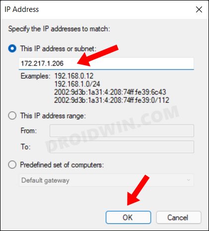 Block IP Address via Windows 11 Firewall