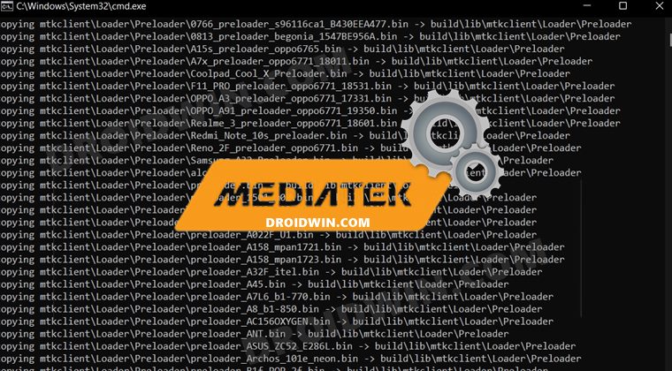 unlock bootloader mediatek