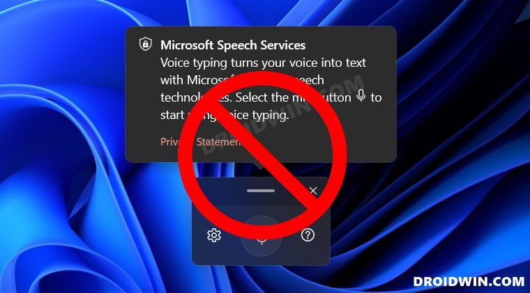 Disable Voice Typing in Windows 11