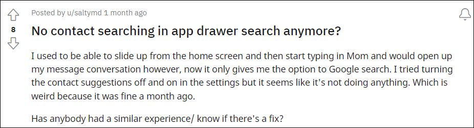 Google Pixel Launcher Universal Search Not Working