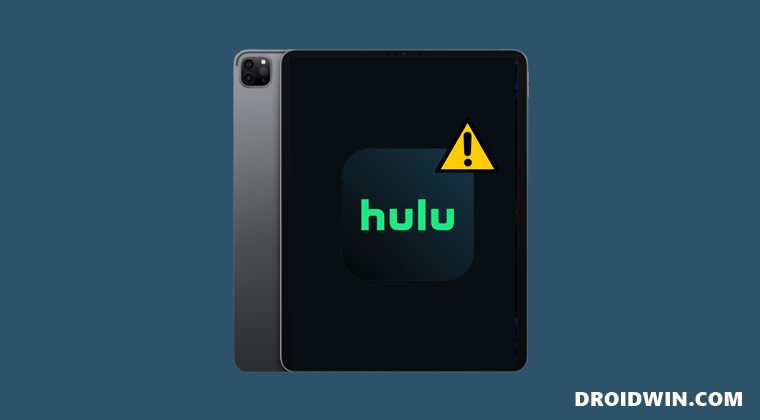 Hulu App Audio Not Working on iPad