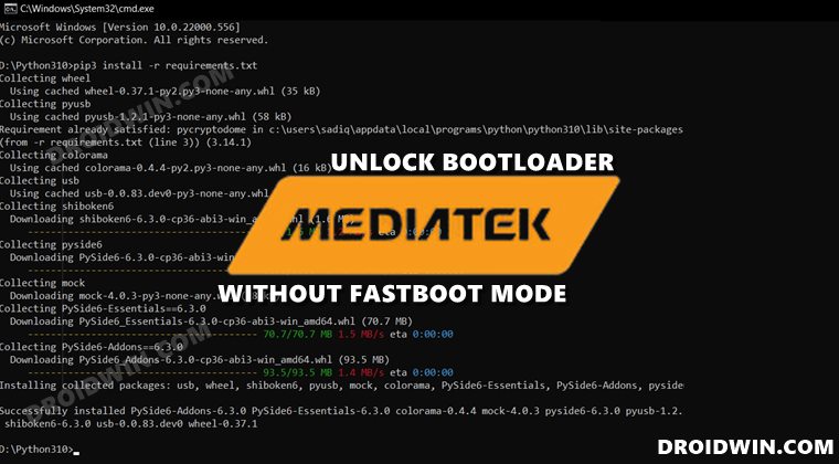 Unlock Bootloader without using Fastboot Mode
