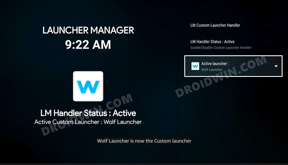 Install Wolf Launcher or any other Custom Launcher in Amazon Fire TV - 5