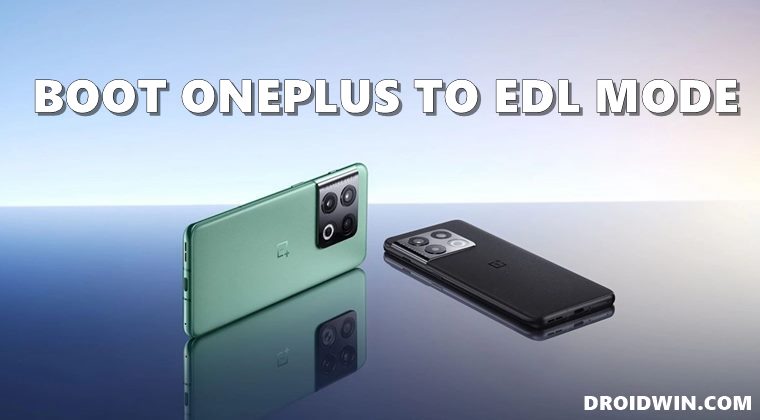 boot oneplus to edl mode