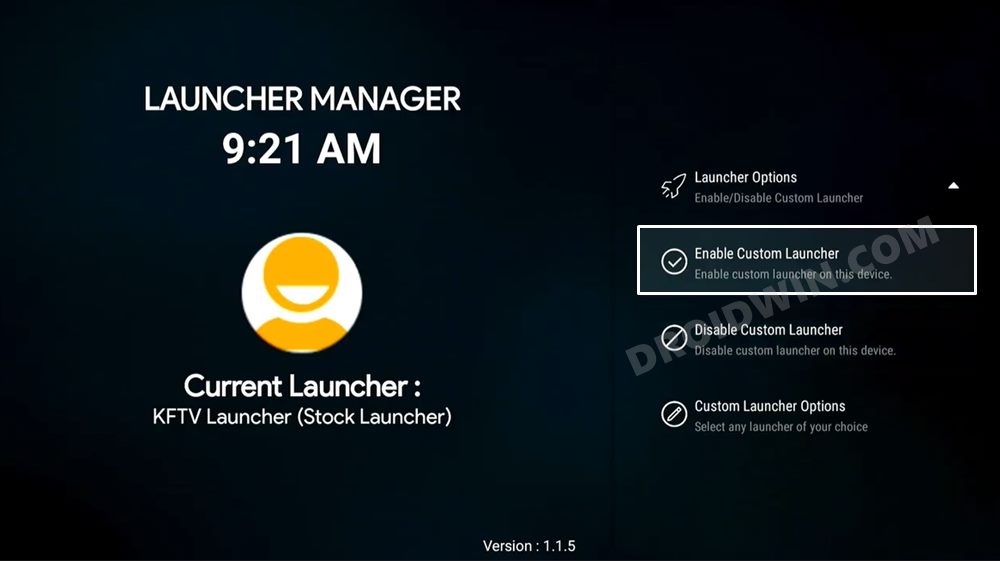 Install Wolf Launcher or any other Custom Launcher in Amazon Fire TV - 69