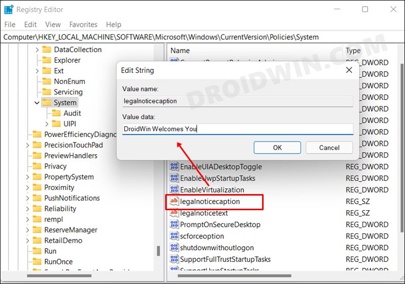Create a Custom Login Message in Windows 11